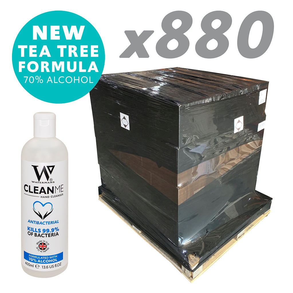 Watermans 400ml CleanMe Alcohol Gel 880 units - Full Pallet (Distro)