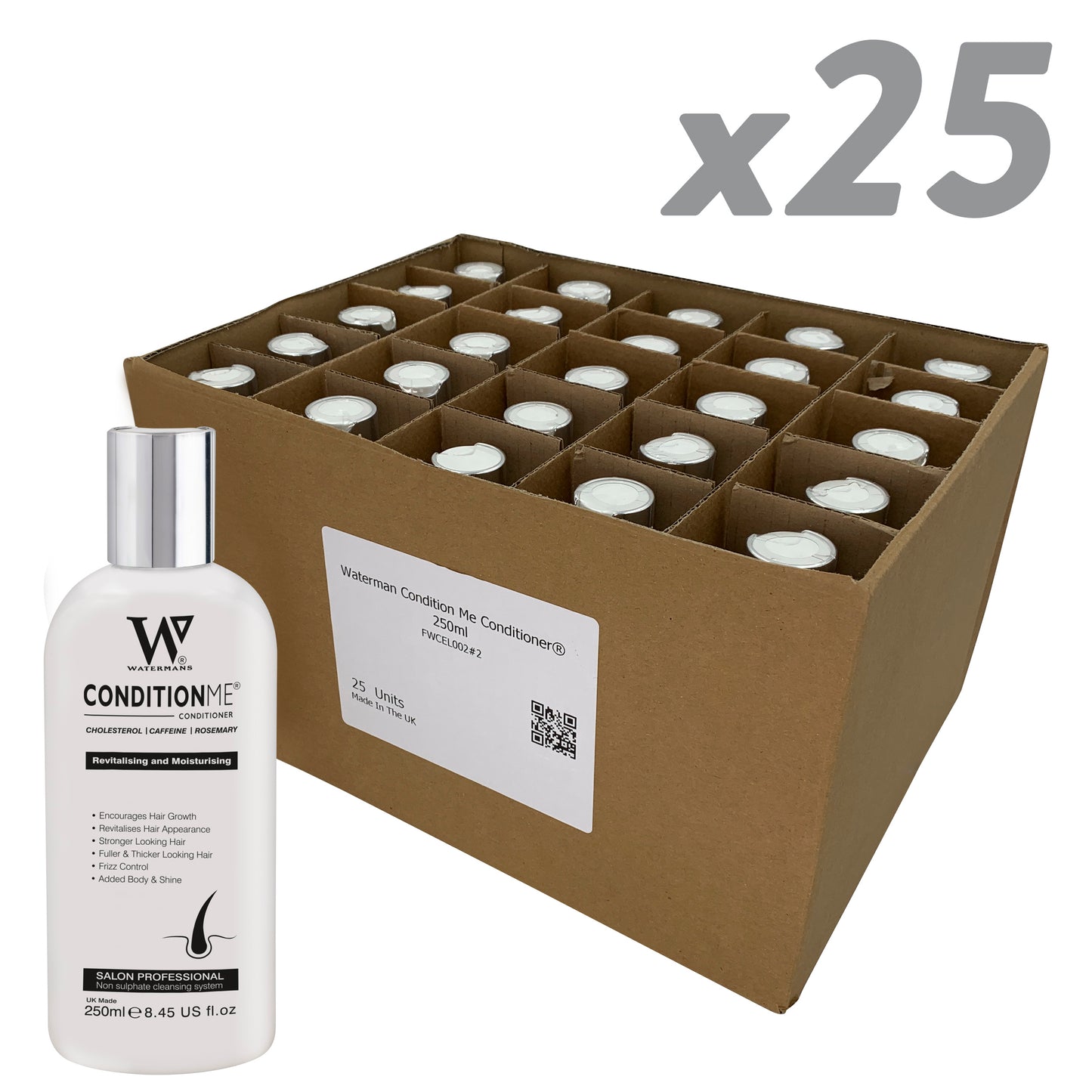 Box of 25 Watermans Condition Me Conditioner - stores