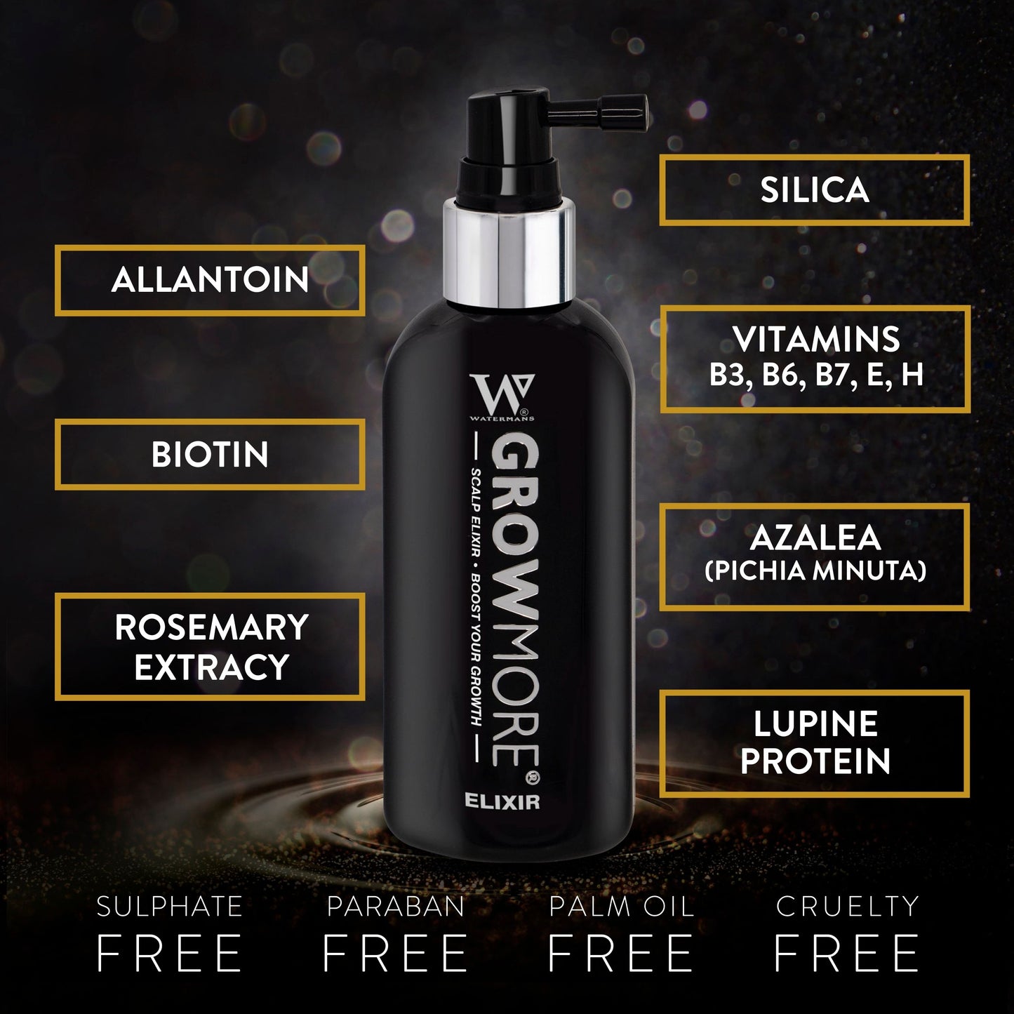 Box of 8 x Watermans Grow More Elixir UK - stores