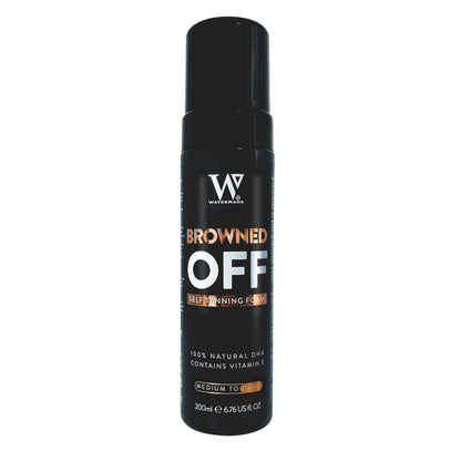 6 x Browned OFF Self Tanning Foam Medium to Dark - Streak Free Fake Tan (online)