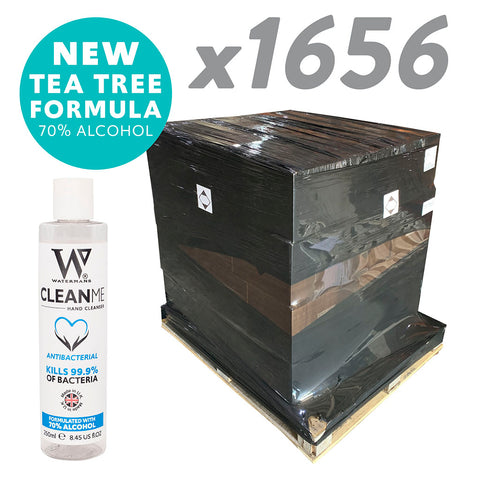 Watermans 250ml CleanMe Alcohol Gel 1656 units (P) - Full Pallet (Distro)