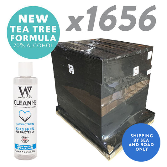 Watermans 250ml CleanMe Alcohol Gel 1656 units (P) - Full Pallet (Distro)