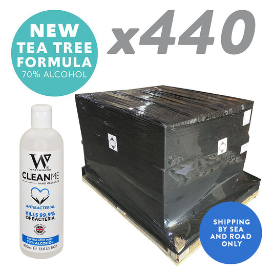 Watermans 400ml CleanMe Alcohol Gel 440 units - Half Pallet (Distro)